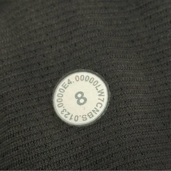 Lululemon Fast and Free High-Rise Short 2" *Airflow In-Sense Emboss Black Sz 8 - Picture 5 of 6